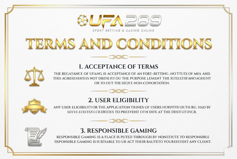 ข้อตกลงและเงื่อนไขการใช้บริการ-UFA289