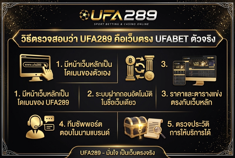 วิธีตรวจสอบ-UFA289-คือเว็บตรง-UFABET