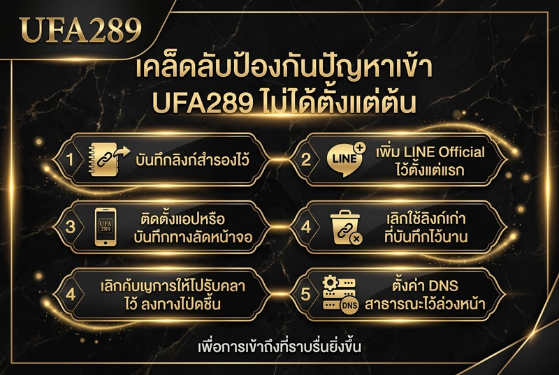 เคล็ดลับป้องกันปัญหาเข้า-UFA289-ไม่ได้